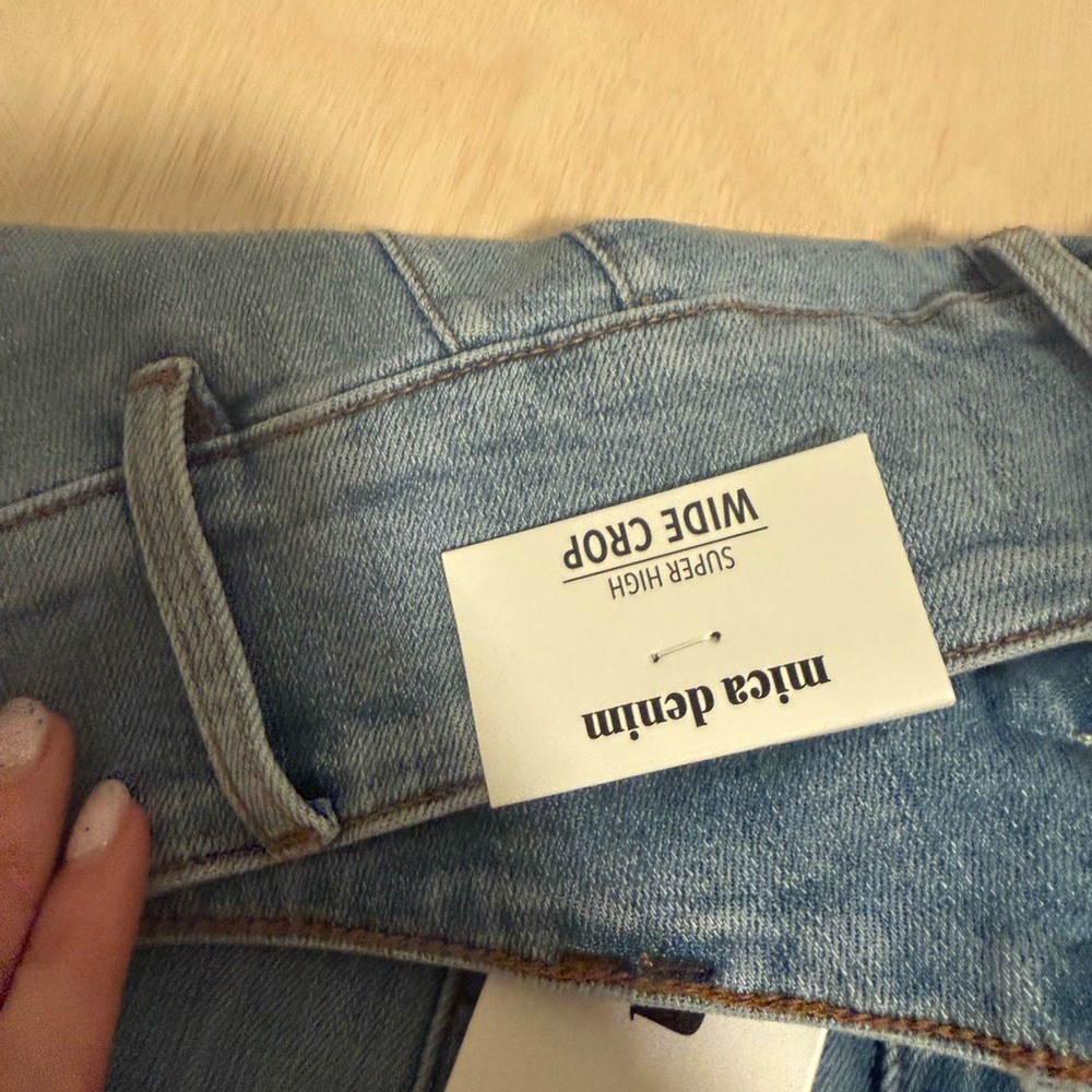 NWT Mica Super High Rise Wide Leg Jean 29 - Picture 13 of 14
